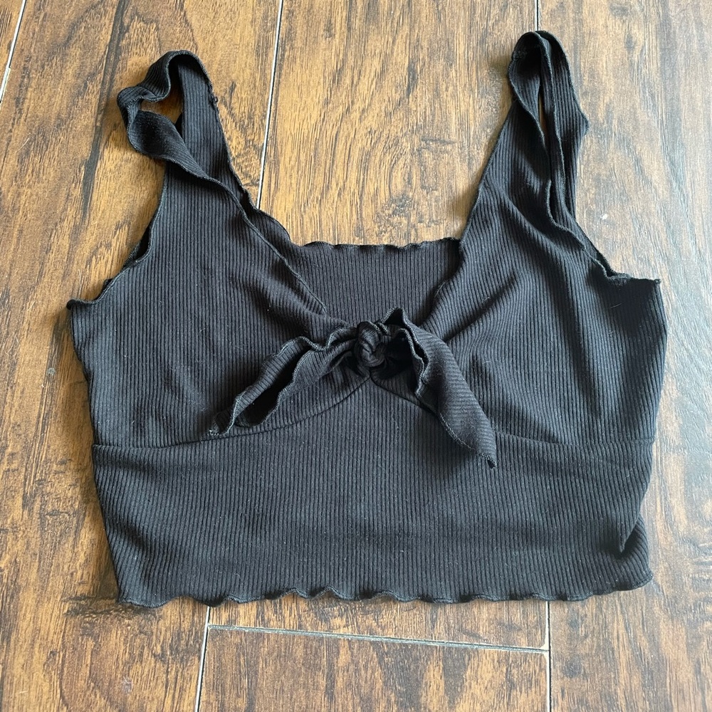 Tie front crop tank